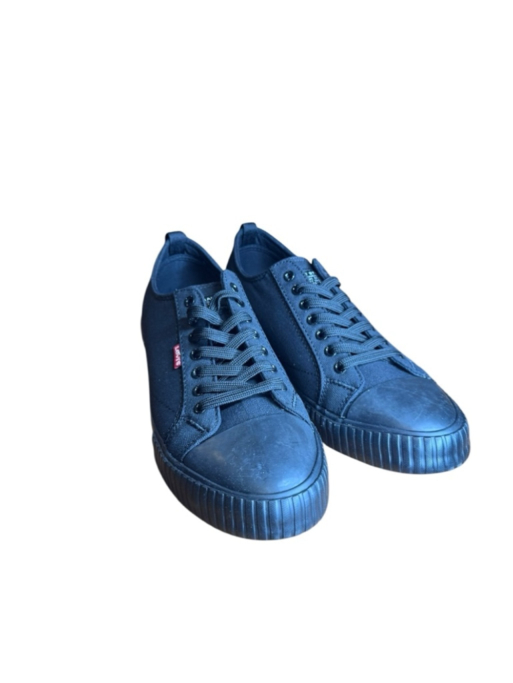 Men's Levi's Sneakers Black Mono Chrome Size 10.5